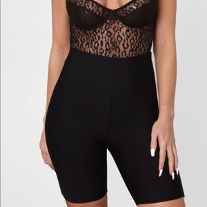HIGH WAISTED BLACK BIKER SHORTS